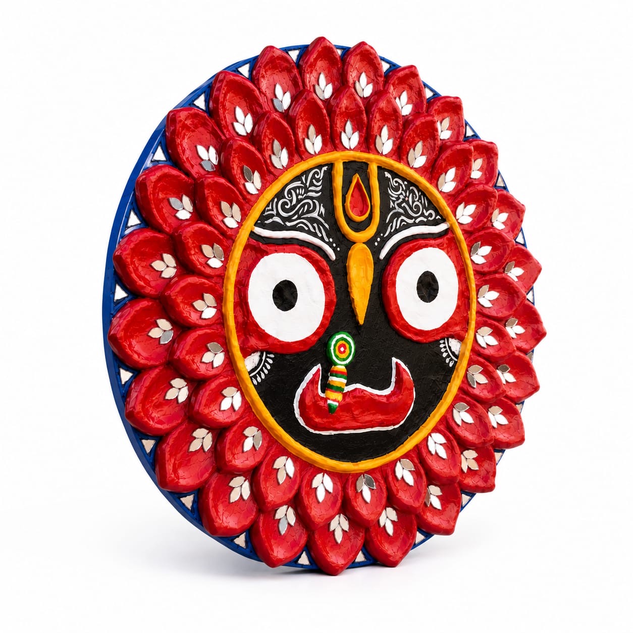Handcrafted Lord Jagannath Wall Art | Traditional Odisha Folk Craft | Handmade Decorative Wall Hanging