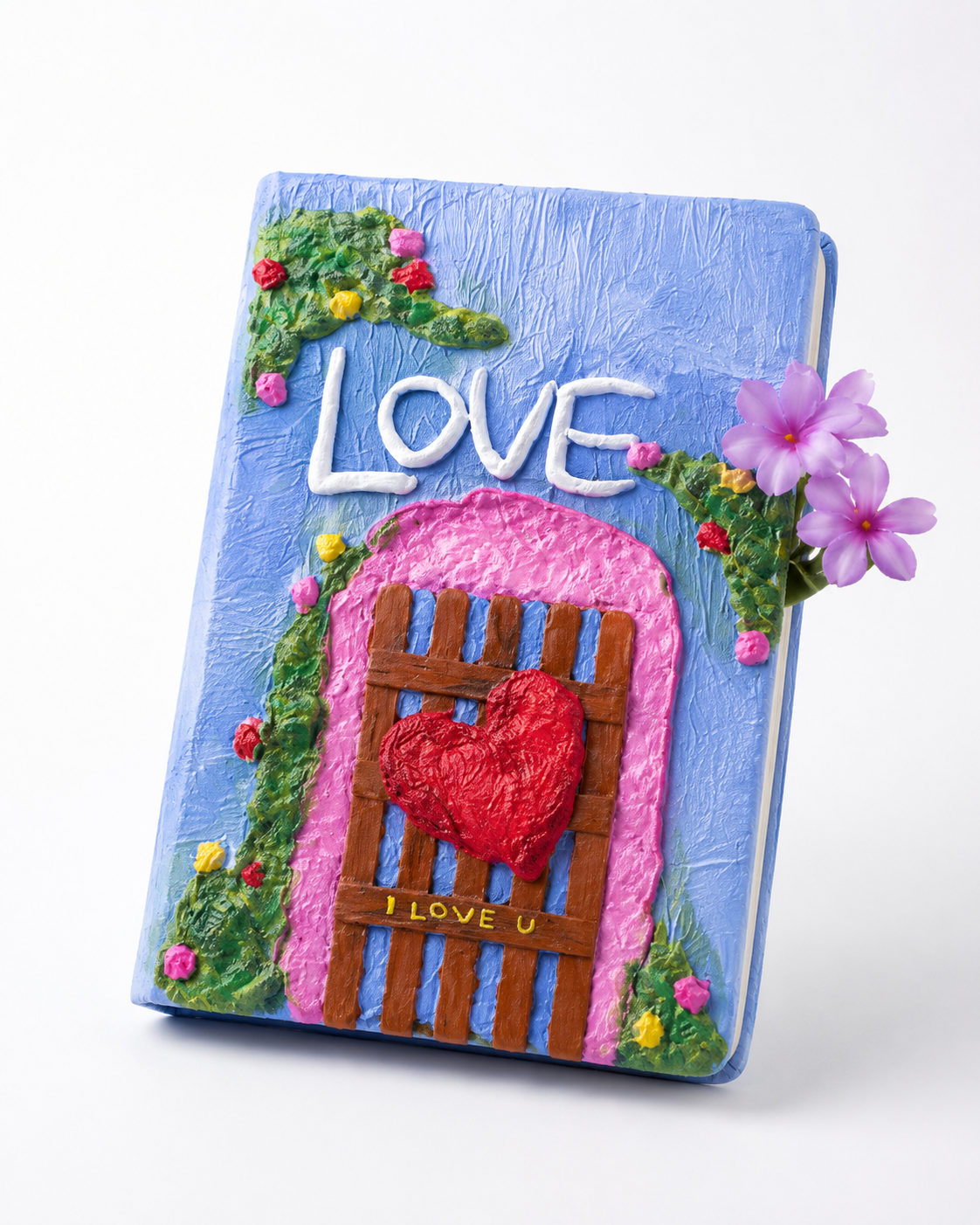 Handmade Love Theme Decorative Diary| Romantic Gift Diary